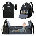 (SOMENTE HOJE!)Mochila De Maternidade Expansível 3 Em 1 Com Berço Portátil