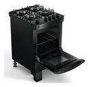 Fogão 4 Bocas Preto Consul Com Mesa De Vidro - Cfo4vce