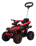Quadriciclo Elétrico Infantil 6V Vermelho com Haste Direcionável e Marcha Ré