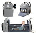 (SOMENTE HOJE!)Mochila De Maternidade Expansível 3 Em 1 Com Berço Portátil