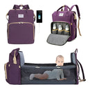 (SOMENTE HOJE!)Mochila De Maternidade Expansível 3 Em 1 Com Berço Portátil